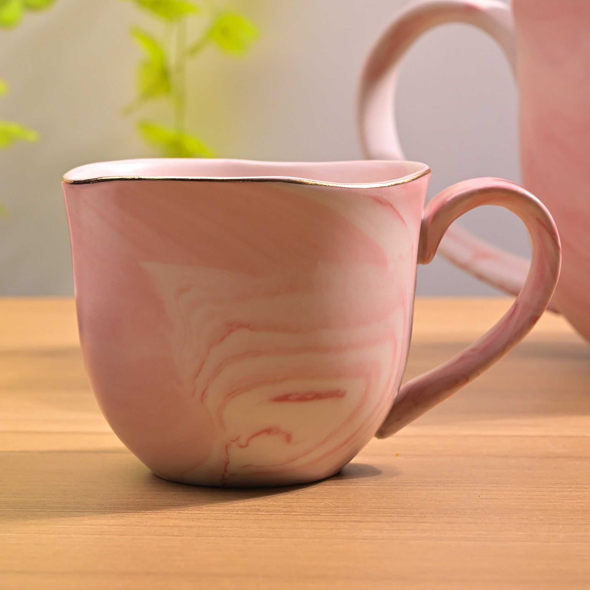 Faded Pink Tea Kettle Set Detail View – Kairaus