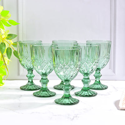 Vintage Diamond Detailing Glass - Gift Idea