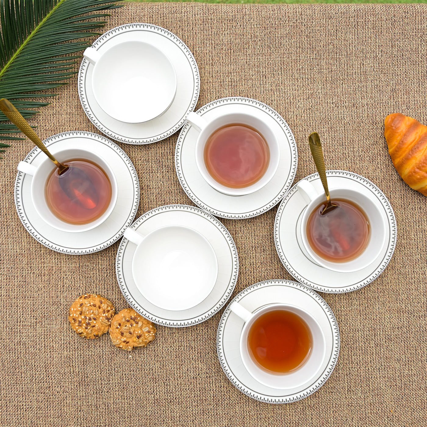 Rumi: Minimal New Fine Bone China Cup Set (Set of 6)