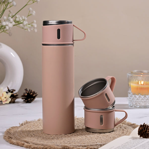 Opulent Stainless Steel Thermos Flask Set