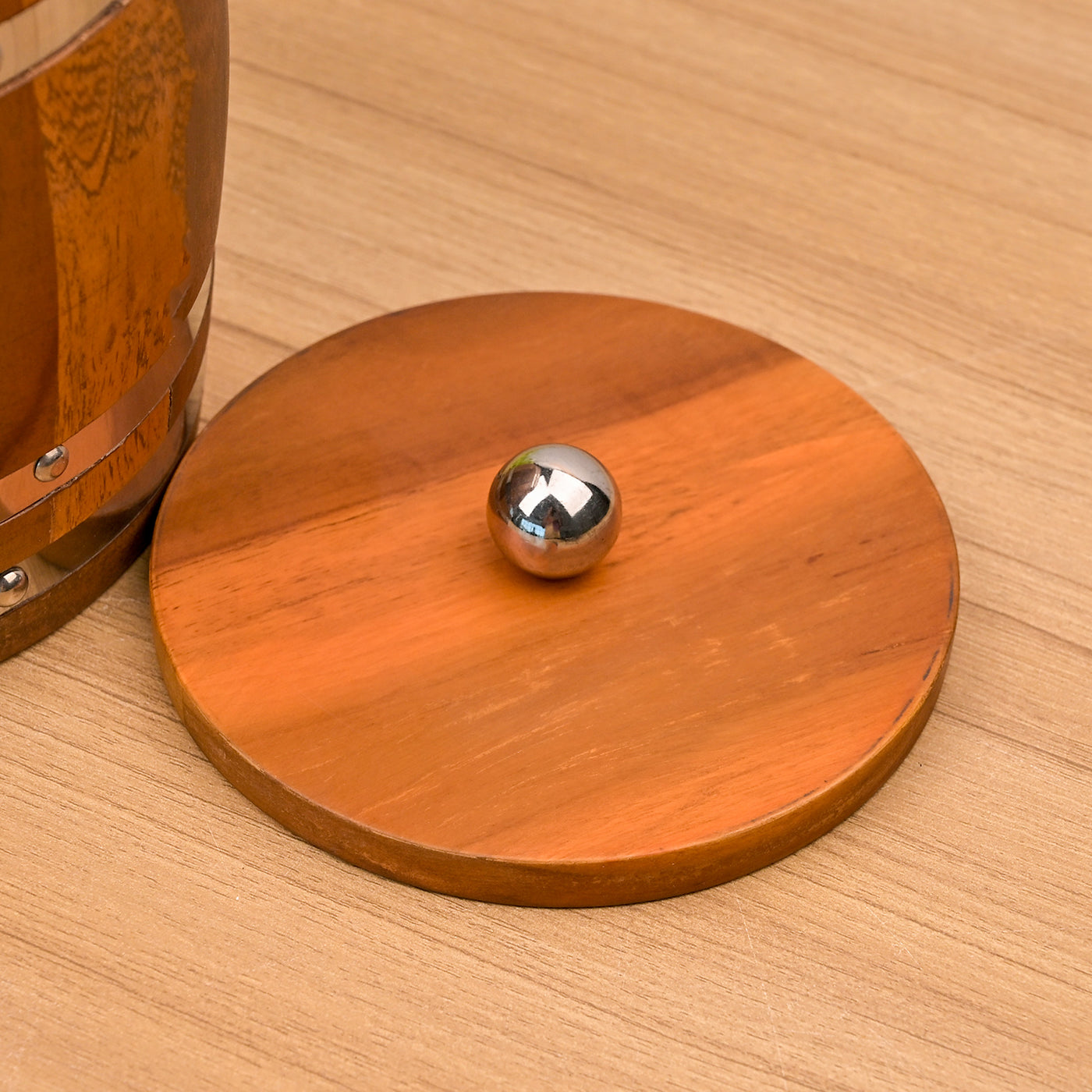 Rustic Wooden Ice Bucket