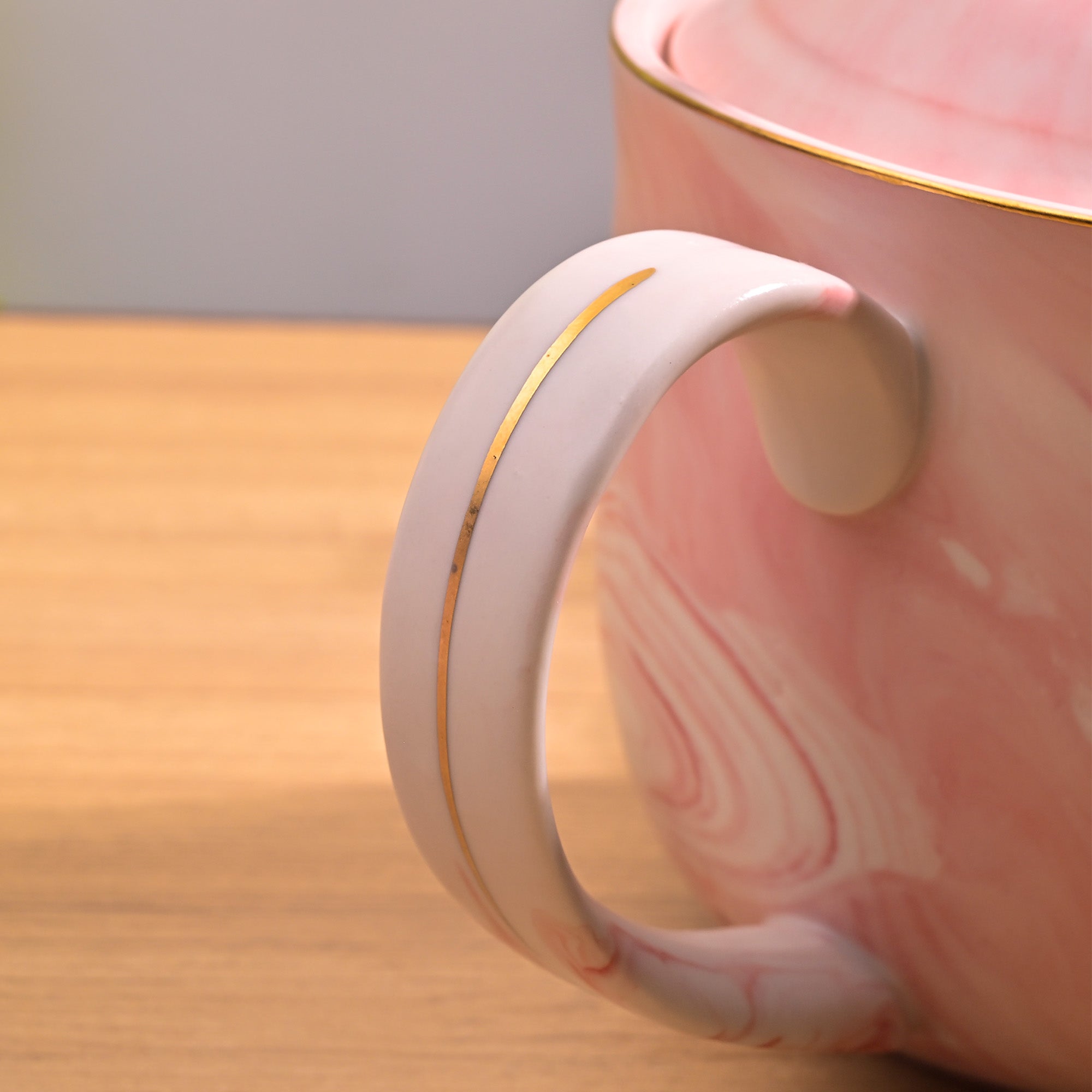 Faded Pink Ceramic Tea Kettle Premium View – Kairaus