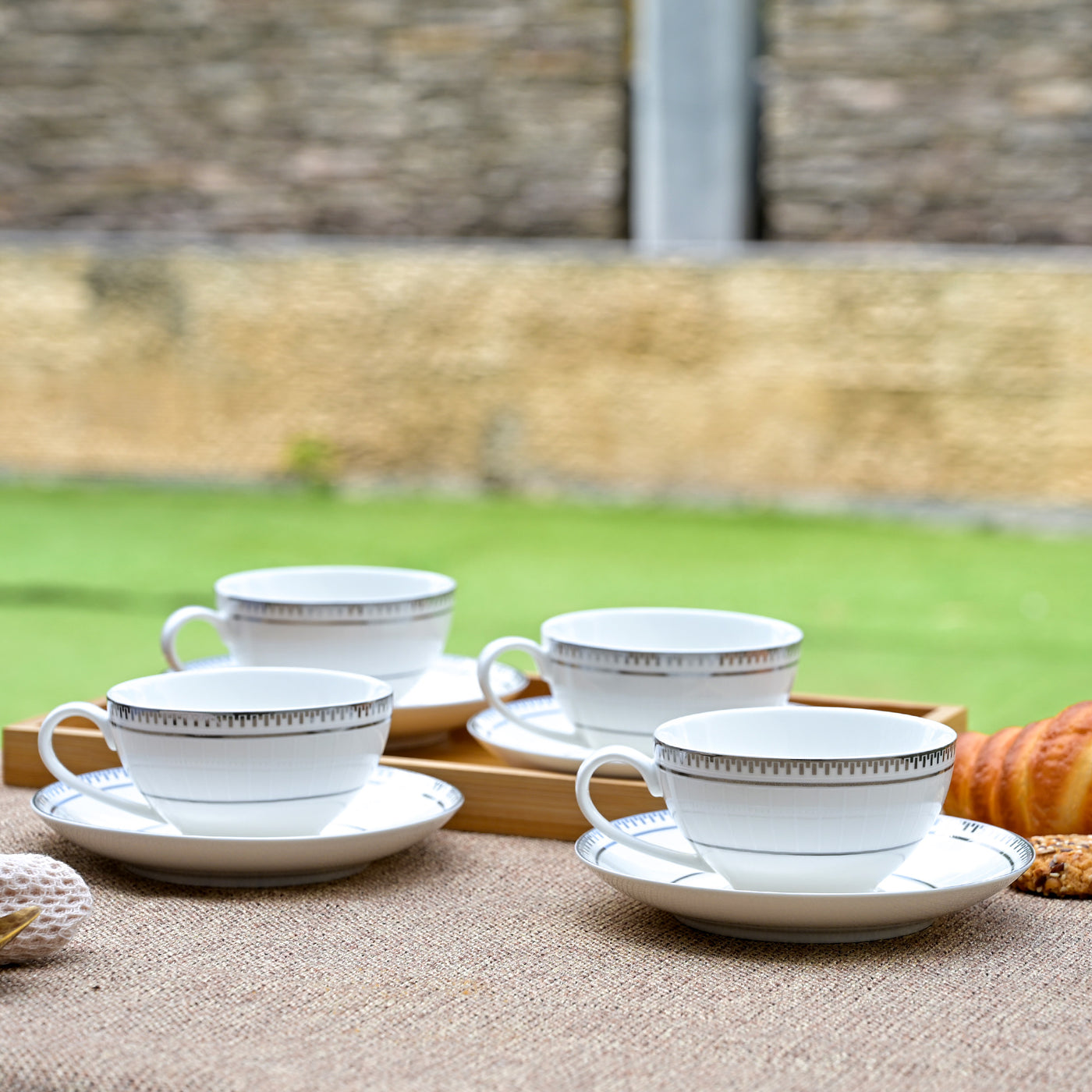 Rumi: Minimal New Fine Bone China Cup Set (Set of 6)