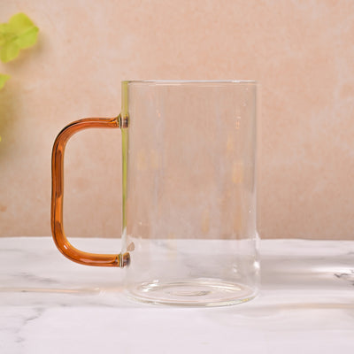 Elegant Glass Pitcher and Mug Set