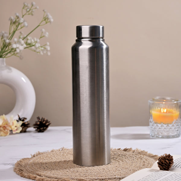 Grey Stainless Steel Bottle