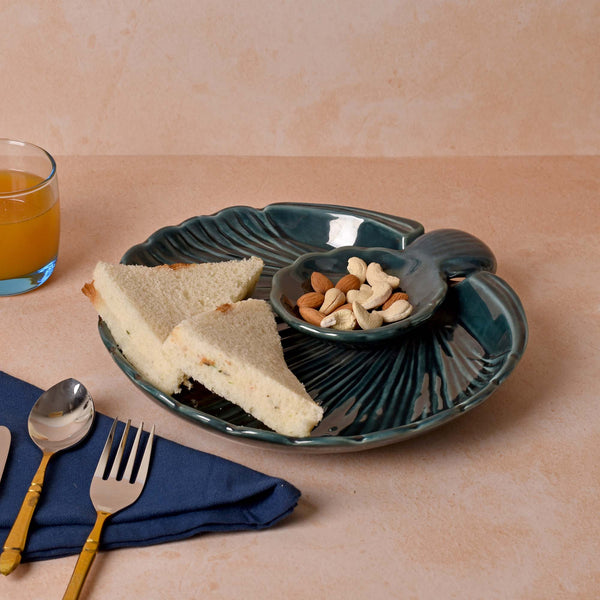 Deep Green Serving Platter