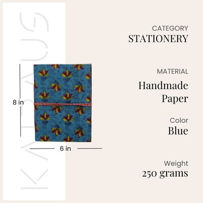 Crafted Diary with Printed Fabric (8x6inch)