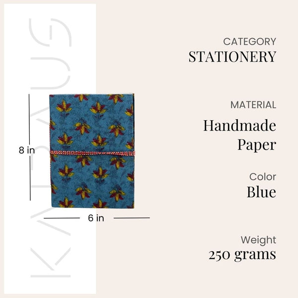 Crafted Diary with Printed Fabric (8x6inch)