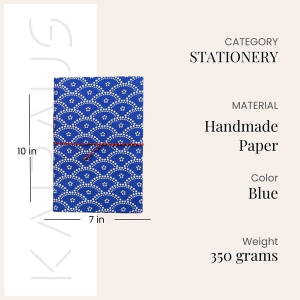 Decorative Cover Handmade Diary (10x7inch)