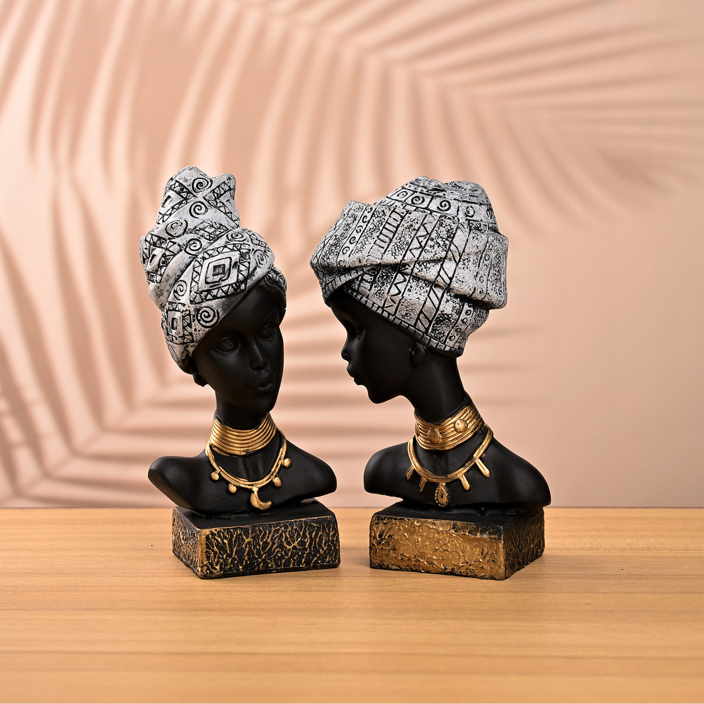 African Empress Sculpture Set