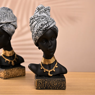 African Empress Sculpture Set
