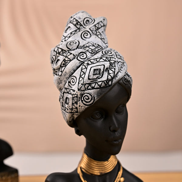 African Empress Sculpture Set