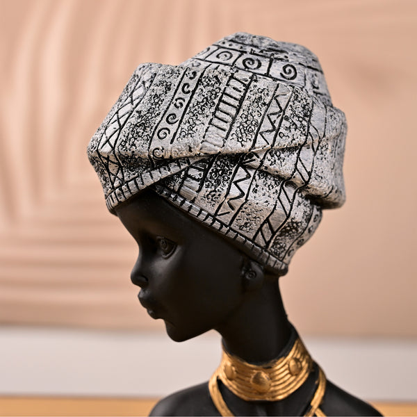 African Empress Sculpture Set