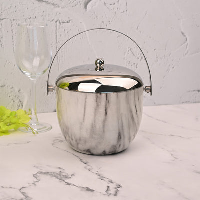 Elegant Steel Ice Bucket