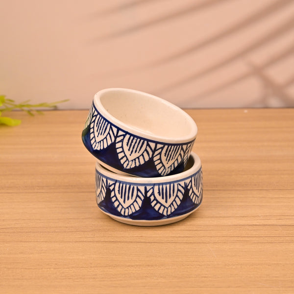 Exquisite Ceramic Mini Dip Bowl (Set of 4)