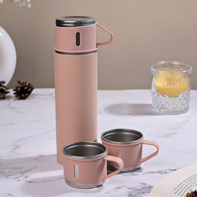 Opulent Stainless Steel Thermos Flask Set