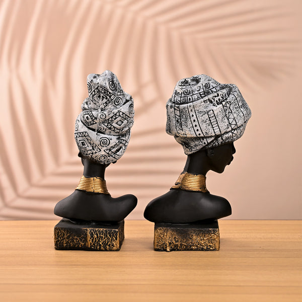 African Empress Sculpture Set