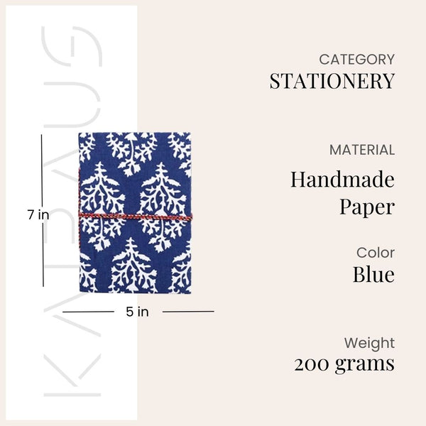 Exquisite Fabric Covered Diary (7x5inch)