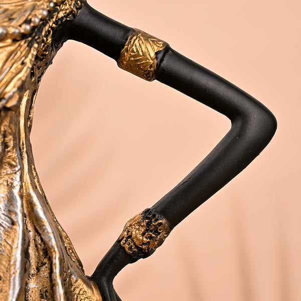 Antique African Tribal Woman Statue