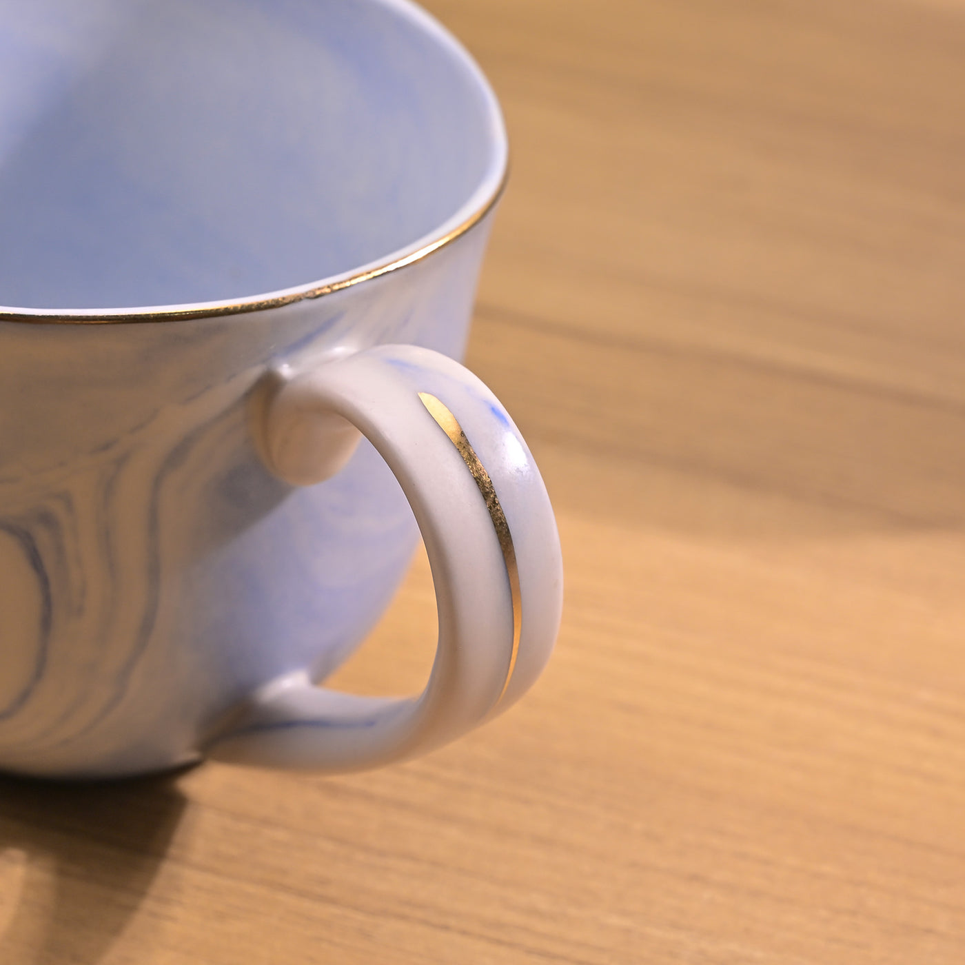 Faded Sky Blue Tea Kettle Set
