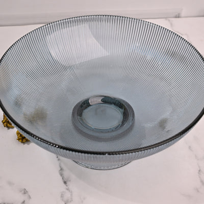 Grey Tinted Fruit Bowl