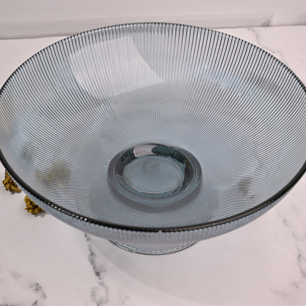 Grey Tinted Fruit Bowl