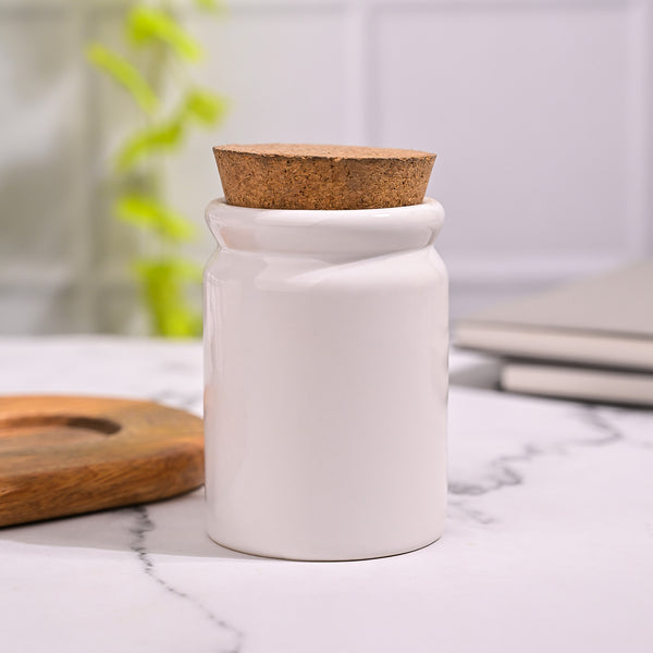 Timeless Ceramic Condiment Jars Set