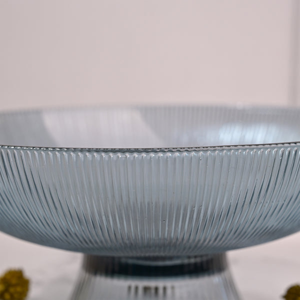 Grey Tinted Fruit Bowl