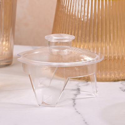Amber-Tinted Glass Jug Set