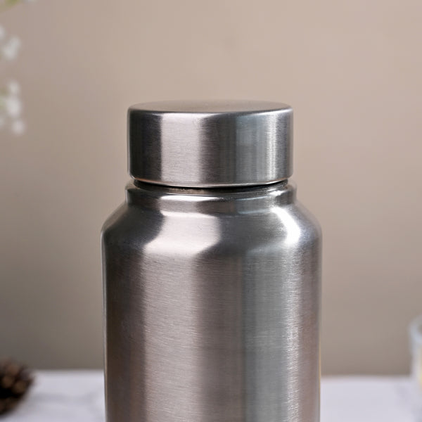 Grey Stainless Steel Bottle