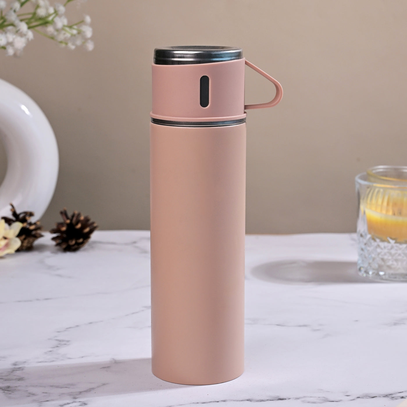 Opulent Stainless Steel Thermos Flask Set