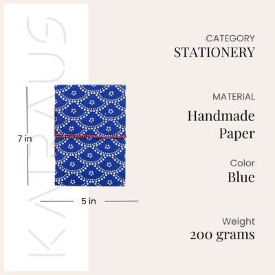 Handcrafted Diary with Fabric Cover (7x5inch)