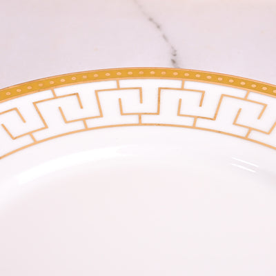 Opulent White Bowl and Saucer Sets
