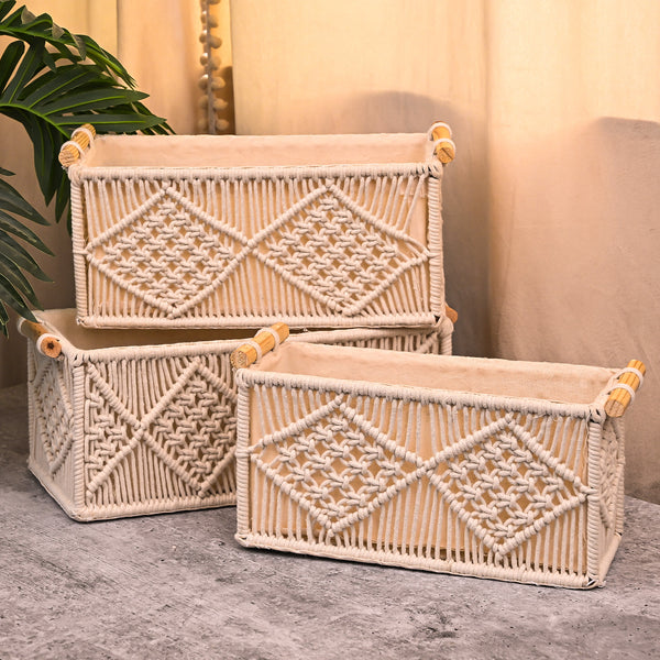 Stunning Jute Basket Set