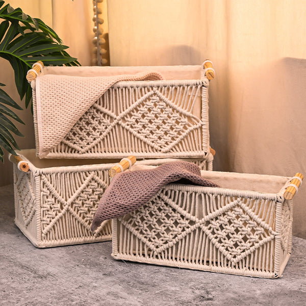 Stunning Jute Basket Set