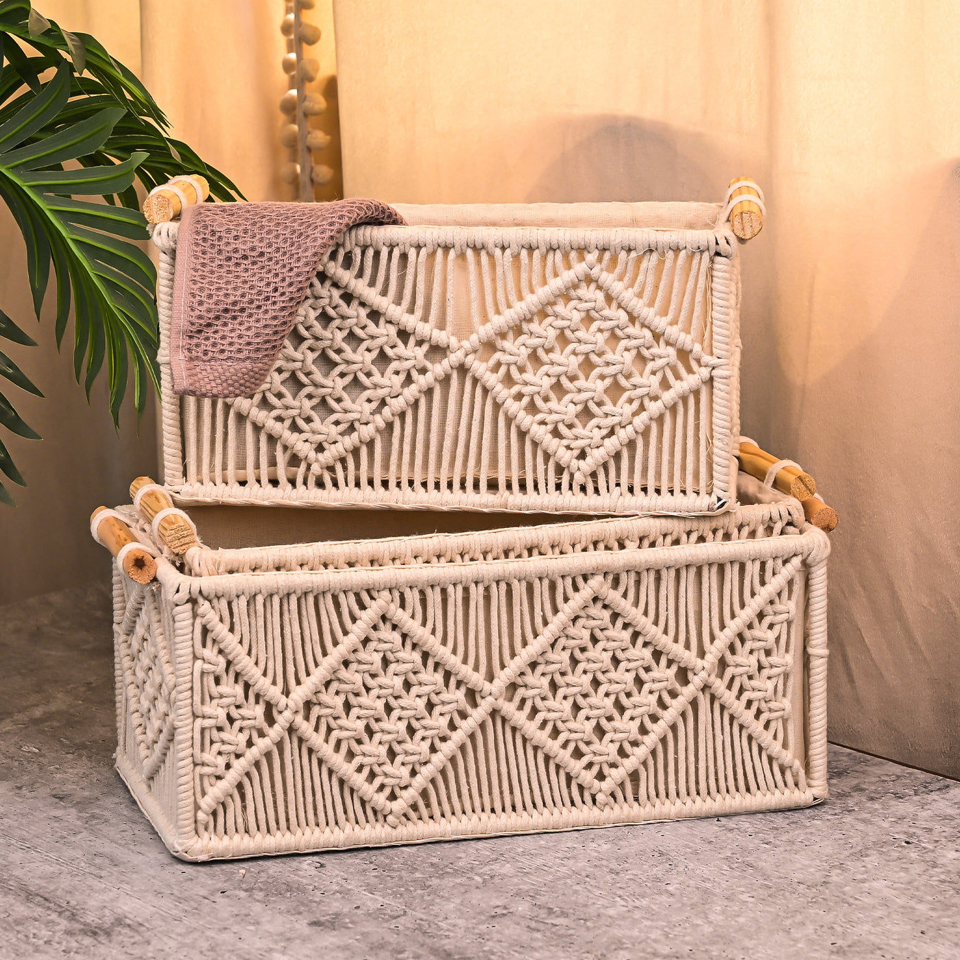 Stunning Jute Basket Set
