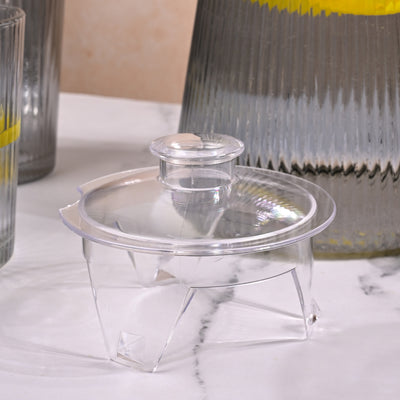 Smoke Grey Glass Jug Set