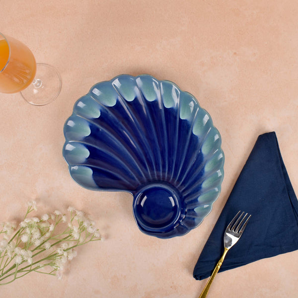 Dual Tone Shell Platter