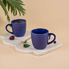 Midnight Blue Ceramic Tea Cup Set of 2