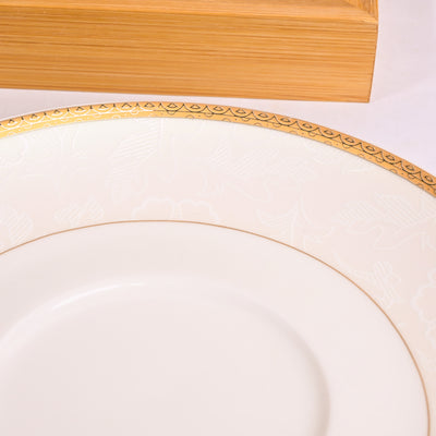 Luxurious Gold-Rimmed Soup Bowl Sets