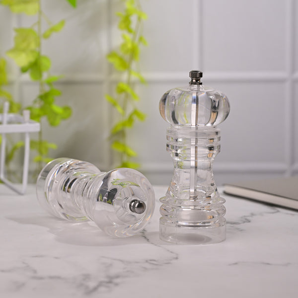 Classic Elegance Glass Condiment Set