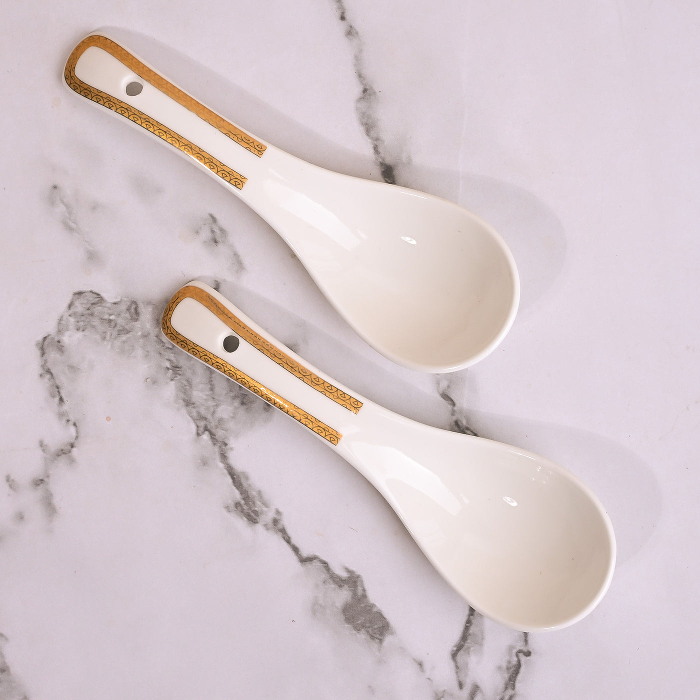 Luxurious Gold-Rimmed Soup Bowl Sets