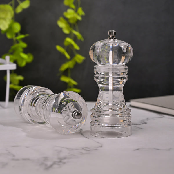 Classic Elegance Glass Condiment Set