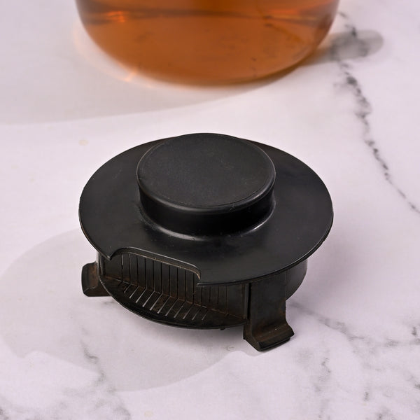 Glass Tea Pot with Black Handle