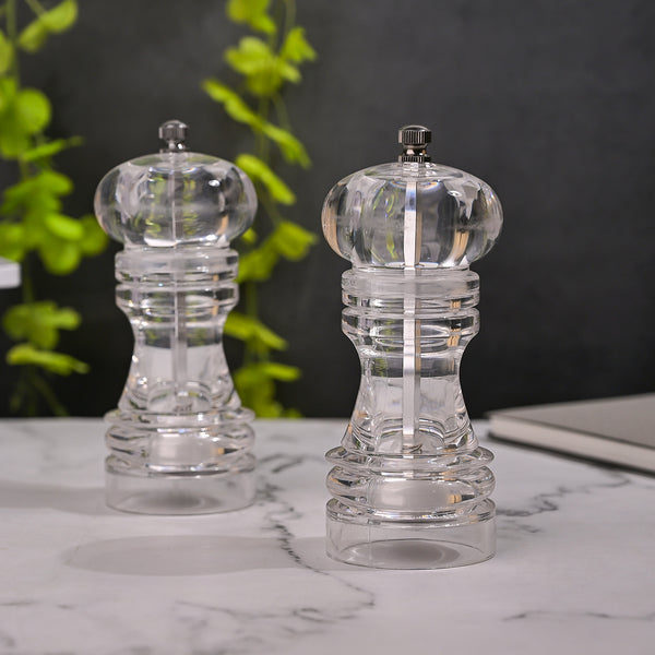 Classic Elegance Glass Condiment Set