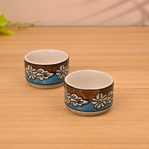 Stylish Multicoloured Mini Dip Bowl (Set of 2)