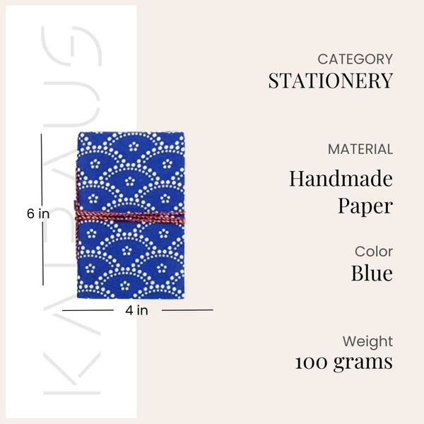 Alluring Fabric Covered Diary (6x4inch)