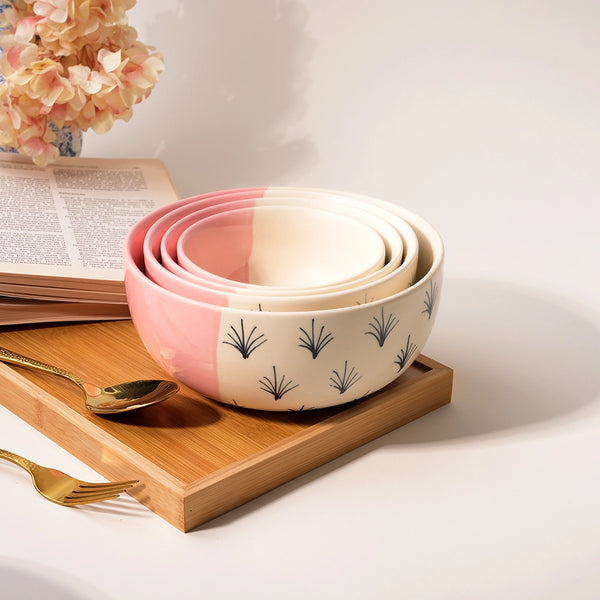 Premium Blush Pink Bowl (Set of 4)