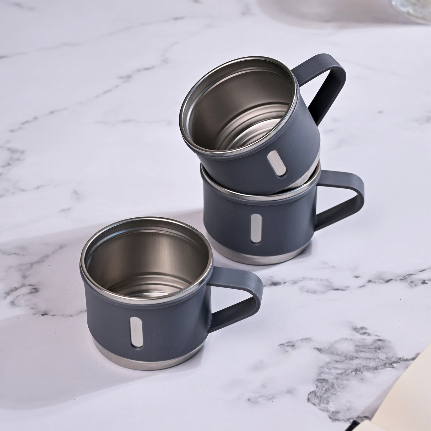 Double Wall Stainless Steel Vacuum Flask Set