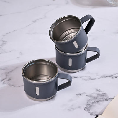 Double Wall Stainless Steel Vacuum Flask Set